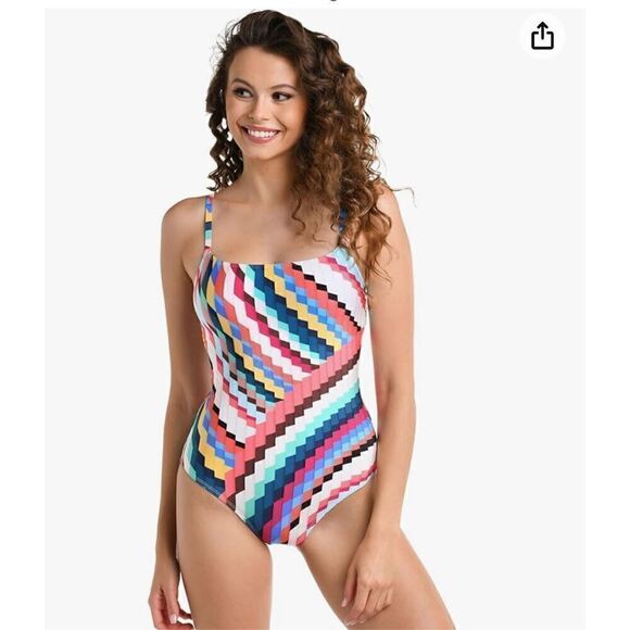 La Blanca Women's Standard Lingerie One Piece Swimsuit - Picture 1 of 7